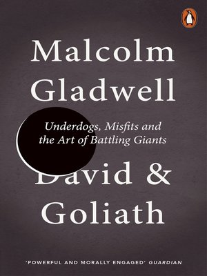 David and Goliath by Malcolm Gladwell · OverDrive: ebooks, audiobooks, and  videos for libraries and schools