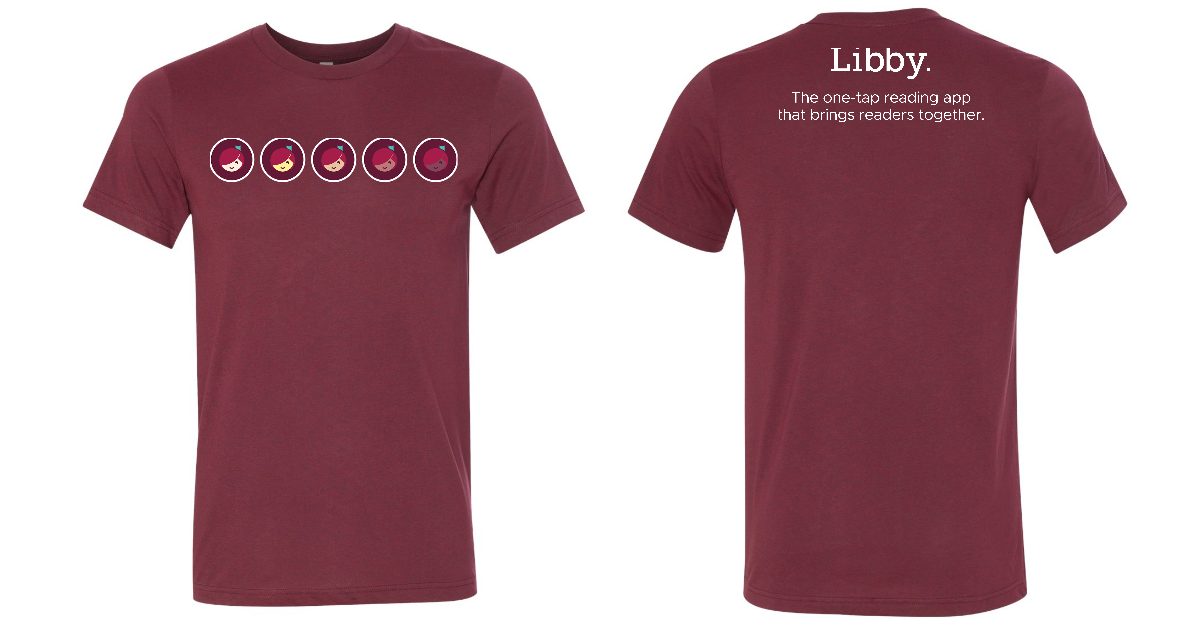 Show off your love of reading with Libby apparel