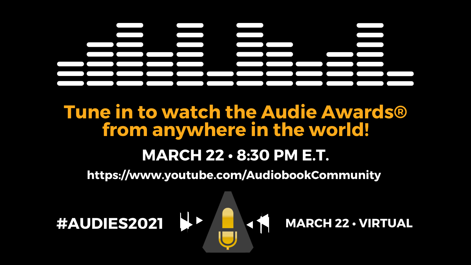 Watch the 2021 Audie Awards virtually for free OverDrive