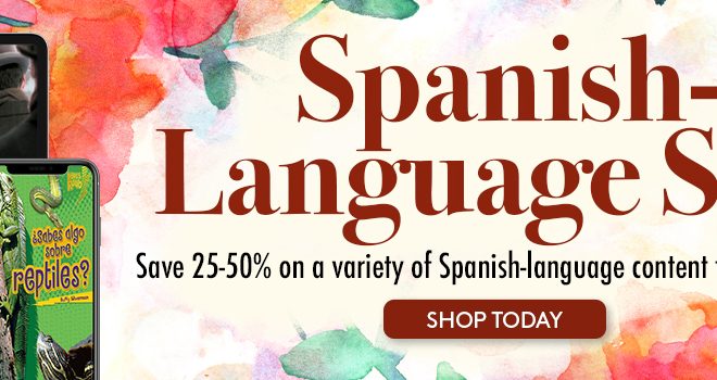 Save on Spanish language content all month long