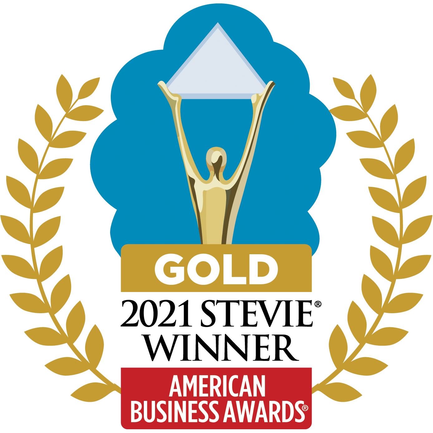 gold stevie award logo