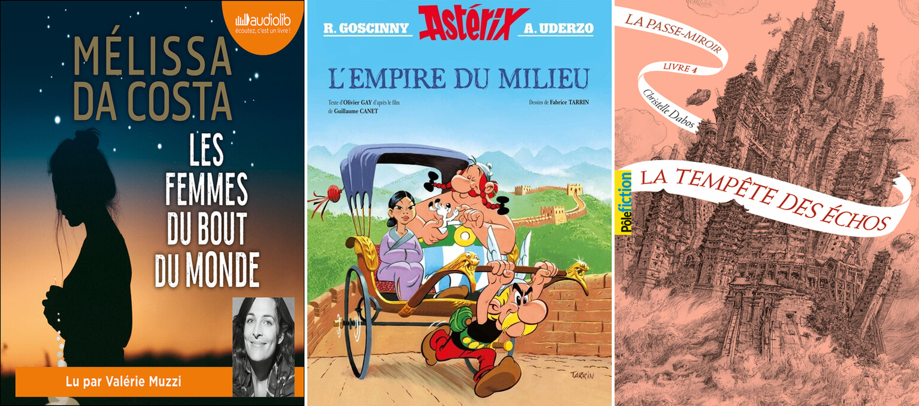 A selection of titles from OverDrive's World Literary Tour stop in France