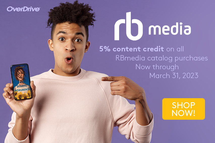 5% content credit on RBmedia catalog purchases now through march 31, 2023