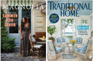Summer 2023 issues of Magnolia magazine and Traditional Home