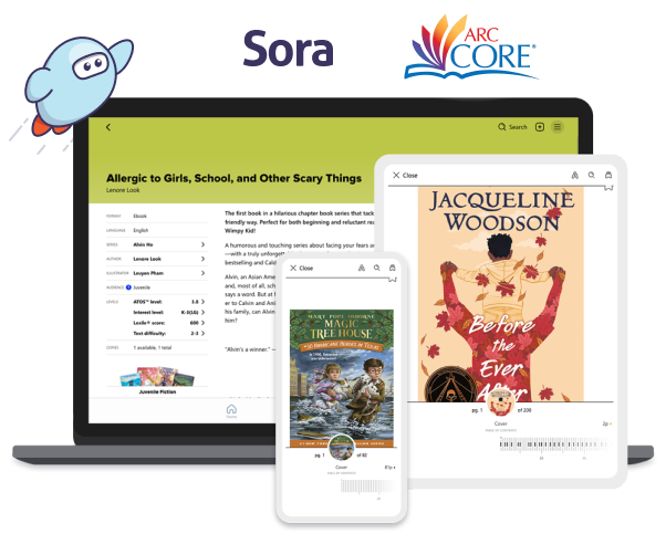 Sora app and ARC Core shown on phone, tablet, and laptop