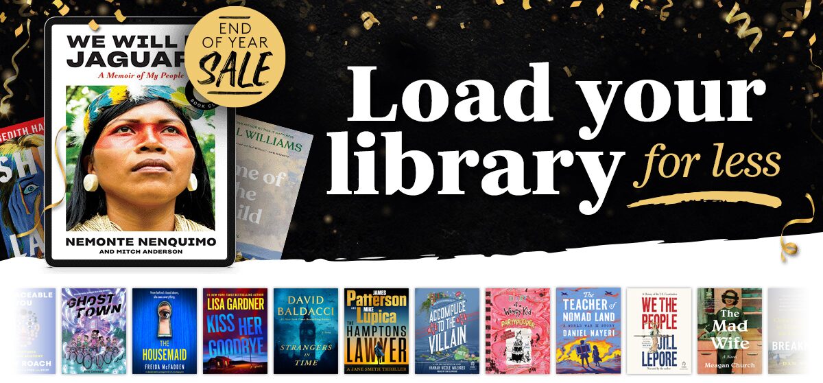 End of Year Sale - last chance feature image. Load your library for less.