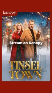 Social media graphic of Tinsel Town