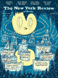Magazine cover of "New York Review of Books"