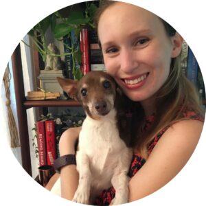 Headshot of the blog's author, Claire