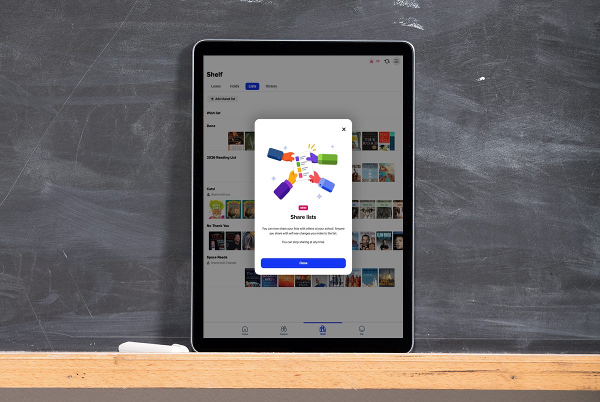Making reading connections, one shared list at a time