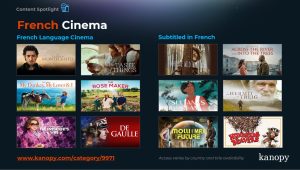 Screenshot of French Cinema slide