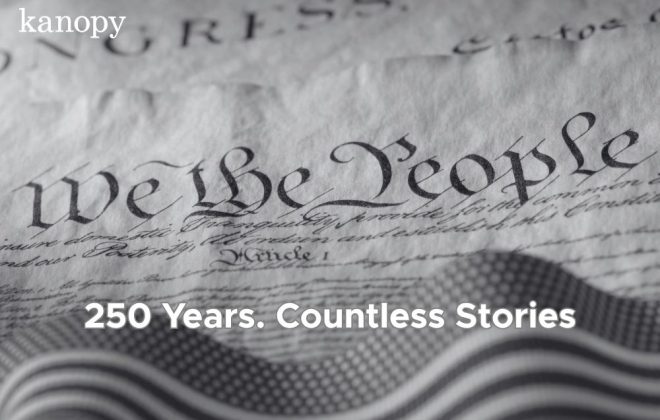 Celebrate 250 years of American history with Kanopy!
