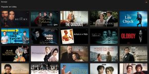 Screenshot of Book to Screen collection on Kanopy