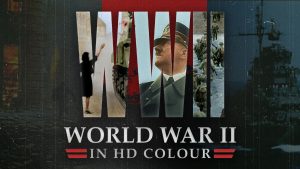 Film poster of "World War II in Colour"
