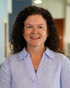 Headshot of Liz Carrasco, CTO of OverDrive, at OverDrive's headquarters in Cleveland, OH