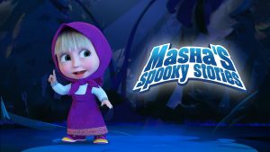 Title poster of "Masha's spooky Stories"