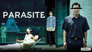 Film poster of "Parasite"