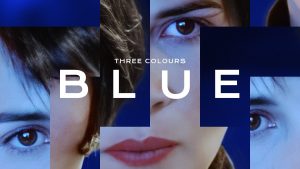 Film poster of "Three Colours: Blue"