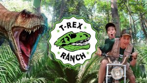 Title poster of "T-Rex Ranch"